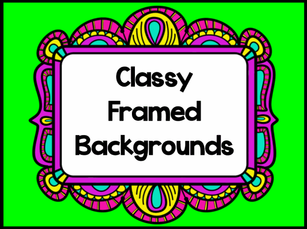 Classy Framed Backgrounds