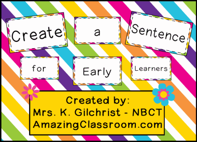 Create Sentences for Early Learners