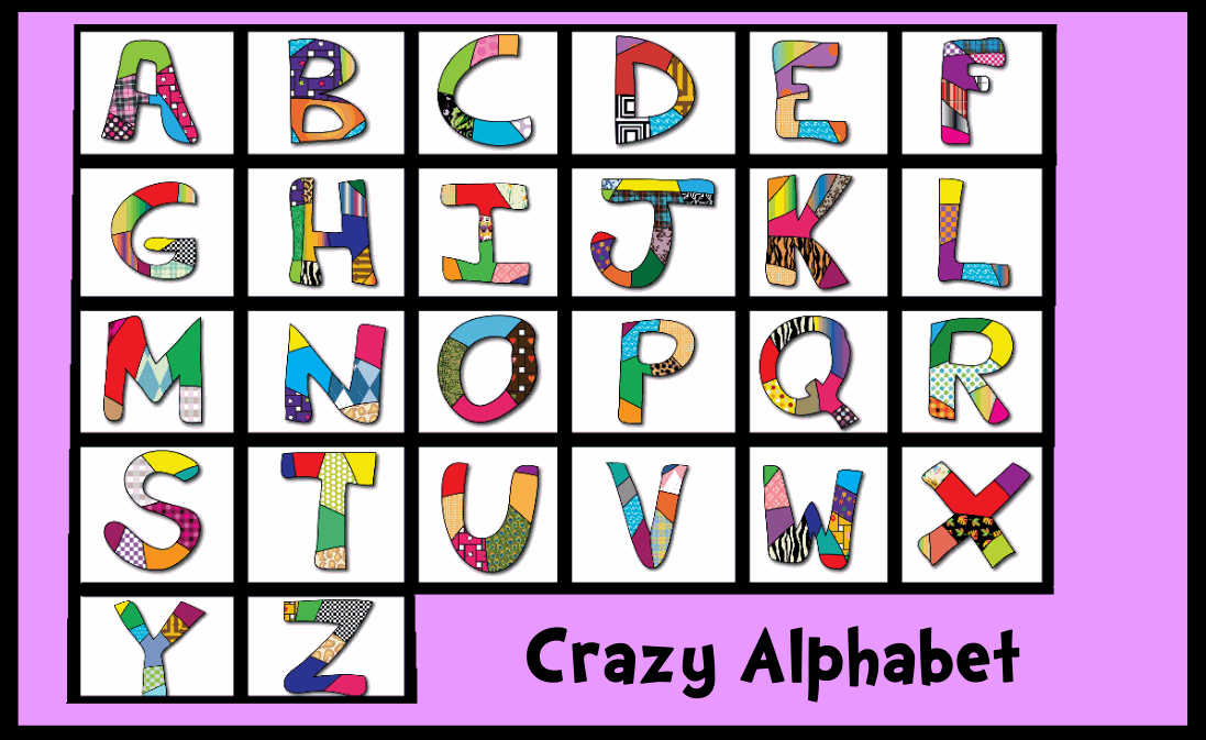 Crazy Colorful Alphabet