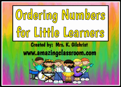 Ordering Numbers for Young Learners