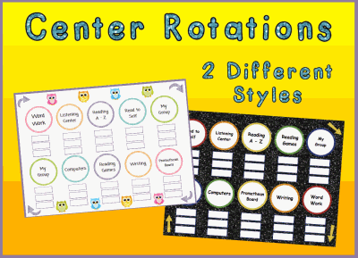 Center or Station Rotation Charts