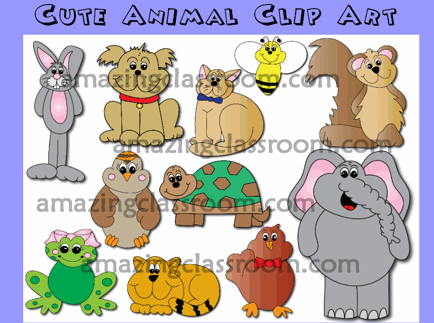 Cute Animal Clip Art Images