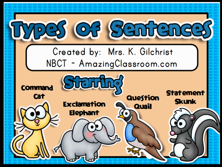 Types of Sentences Flipchart Lesson