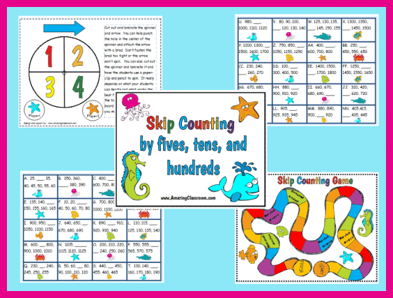 Skip Counting Math Center
