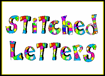 Stitched Letters Alphabet Set
