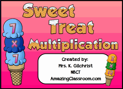 Sweet Treats Multiplication Lesson