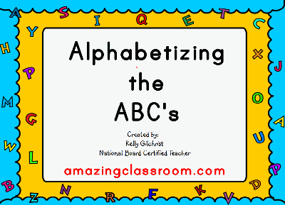 Alphabetizing the ABC's