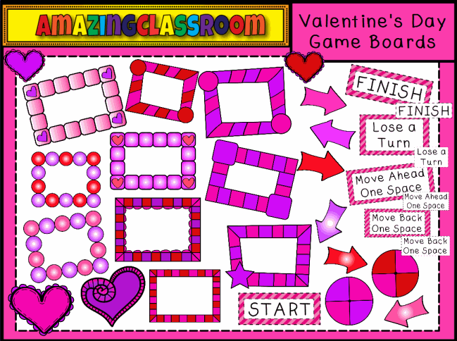 Valentine's Day Game Boards