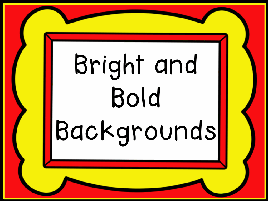 Bright and Bold Backgrounds