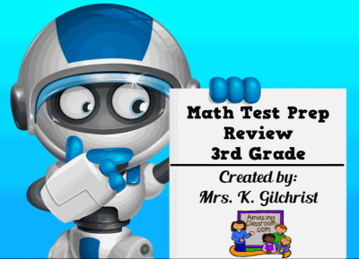 Math Test Prep 3rd Grade Smartboard