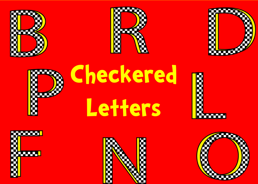 Checkered Letters