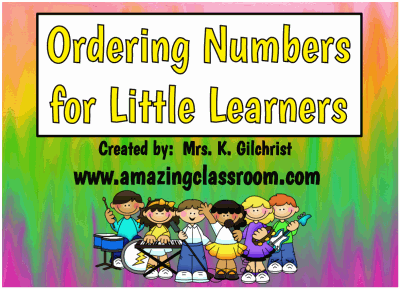 Ordering Numbers for Young Learners
