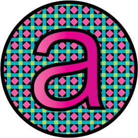 Aztec Circle Lowercase Letters Pack