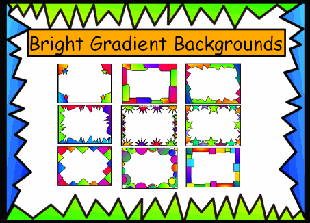 Bright Gradient Backgrounds