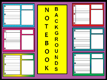 Notebook Backgrounds
