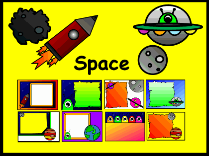 Space Themed Mixed Resources